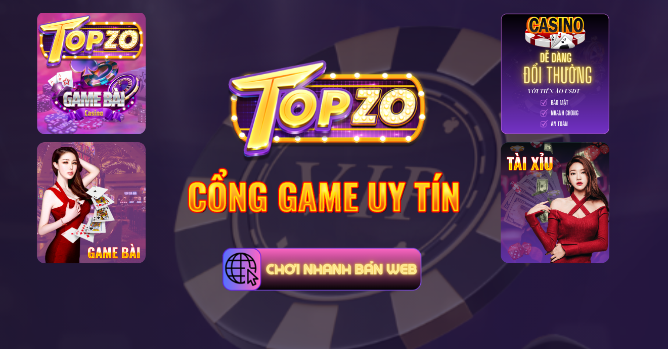 Cổng game topzo